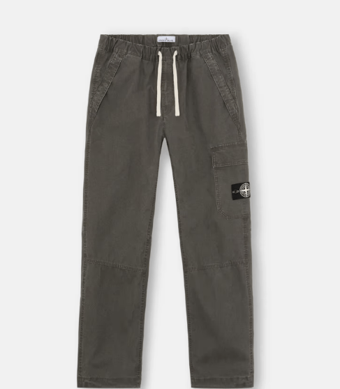 STONE ISLAND 332T1 PANAMA RECYCLED OXIDE PLATING カーゴパンツ リラックスフィット