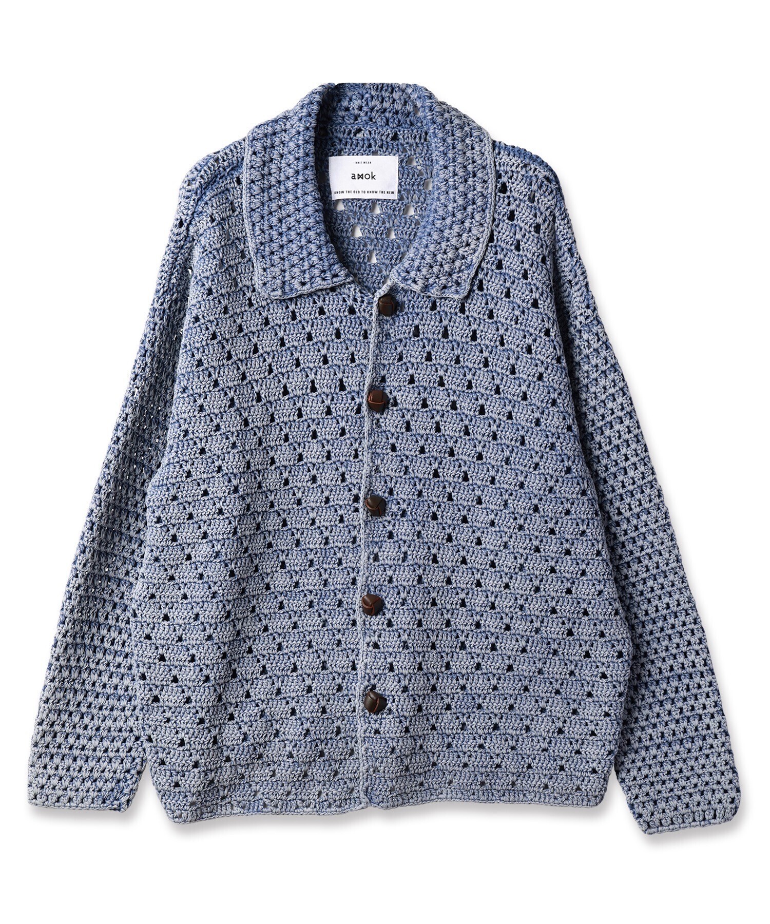 amok PIGMENT HAND-KNITING CARDIGAN
