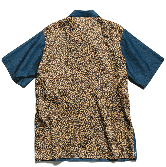 uniform experiment LEOPARD RELAX FIT SHORTS