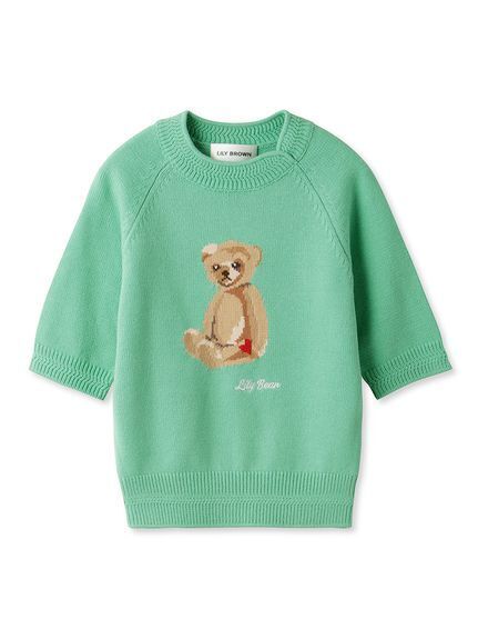 Lily Brown Lily Bearハートモチーフニット