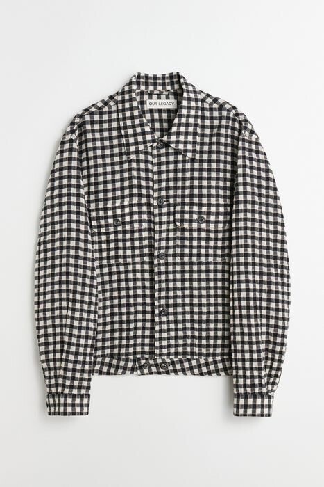 OUR LEGACY コーチシャツ COACH SHIRT シアサッカー生地
