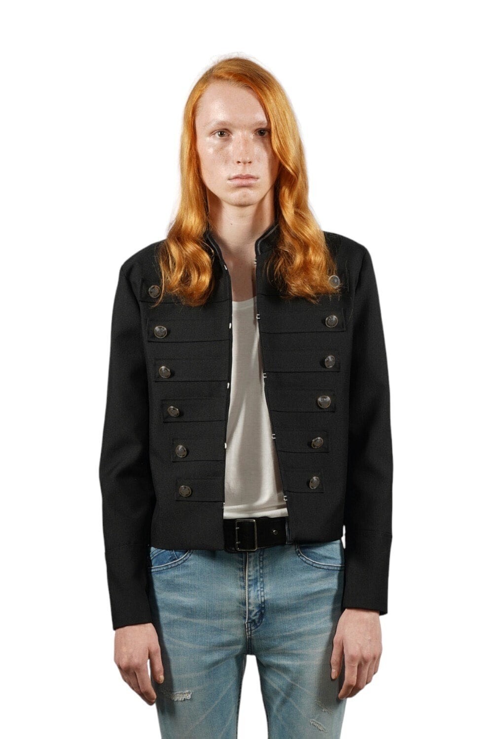 GALAABEND New Wave Paneled Napoleon JK BLACK×BLACK