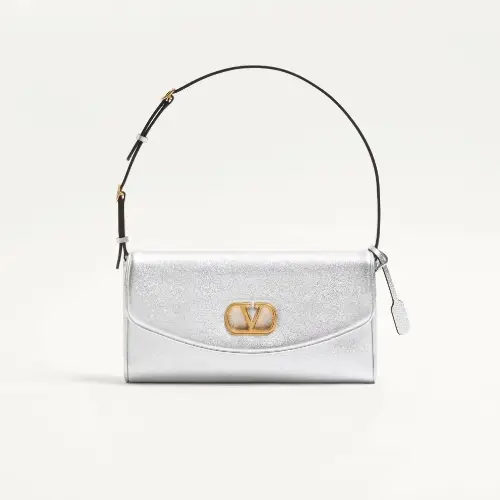 VALENTINO ヴェイン ラミネート ナッパレザー スモール ショルダーバッグ