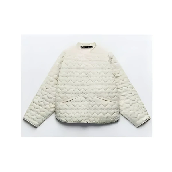 ZARA ハートキルティングジャケット
