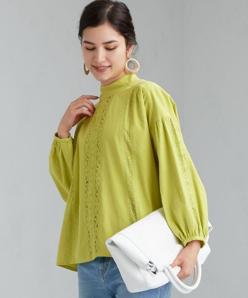 green label relaxing CFC レース キリカエ ブラウス