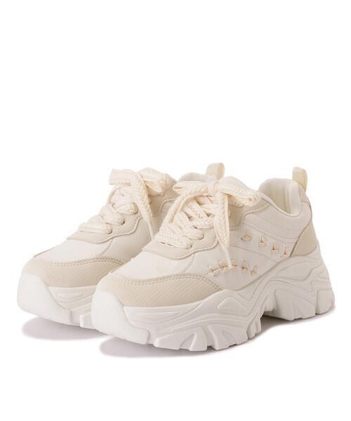 Lace Ladies 厚底ダッドスニーカー