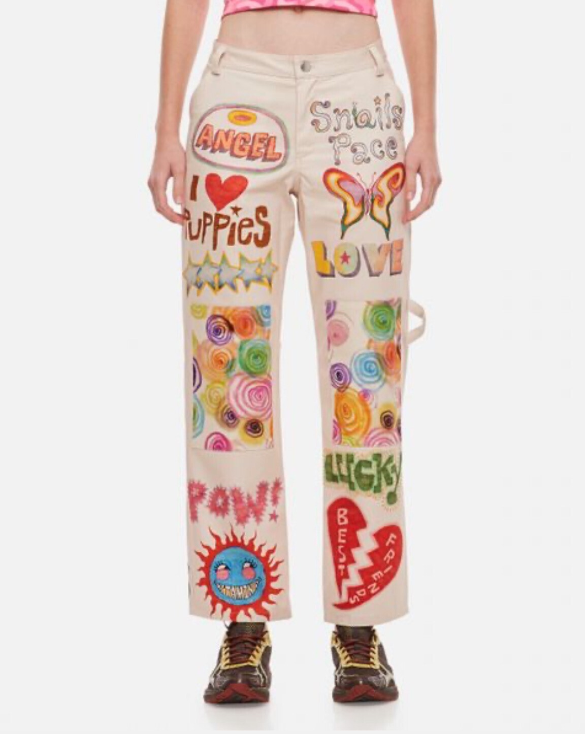 COLLINA STRADA PRINTED DENIM