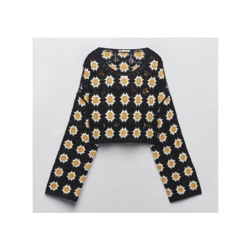 ZARA クロシェットスウェットシャツ