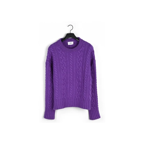 AMI Paris ケーブルニット クルーネックセーター