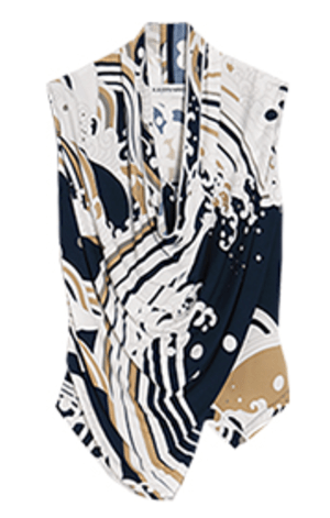Leonard Paris Marina柄トップス