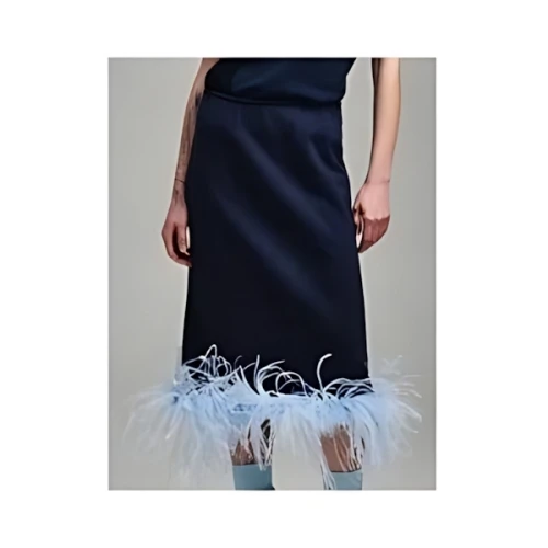 Mardi Mercredi COTTON OSTRICH SKIRT