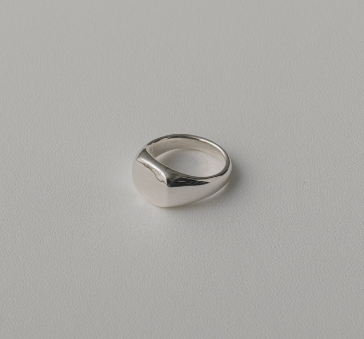 FLYNK Square ring Silver