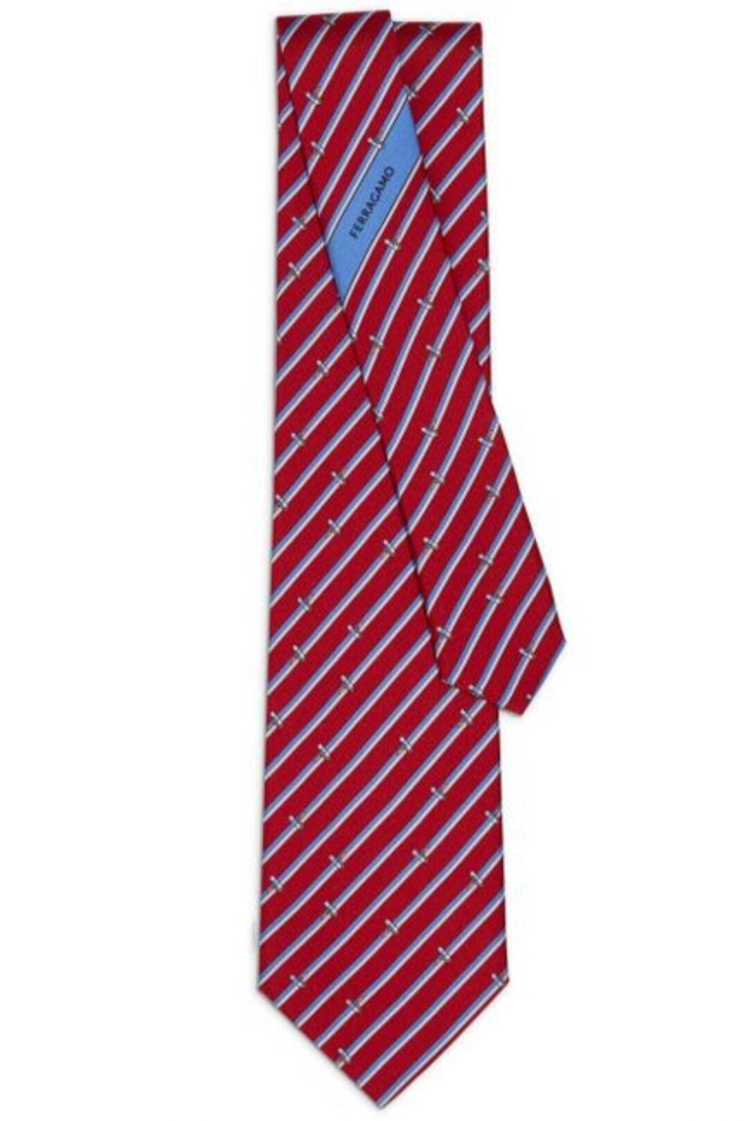 Ferragamo Tinta Painter Stripe Silk Tie