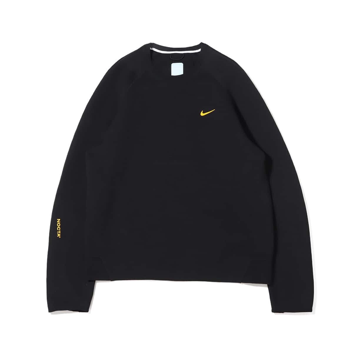 NIKE NIKE M NRG TS TCH FLC CREW BLACK/UNIVERSITY GOLD 23FA-S