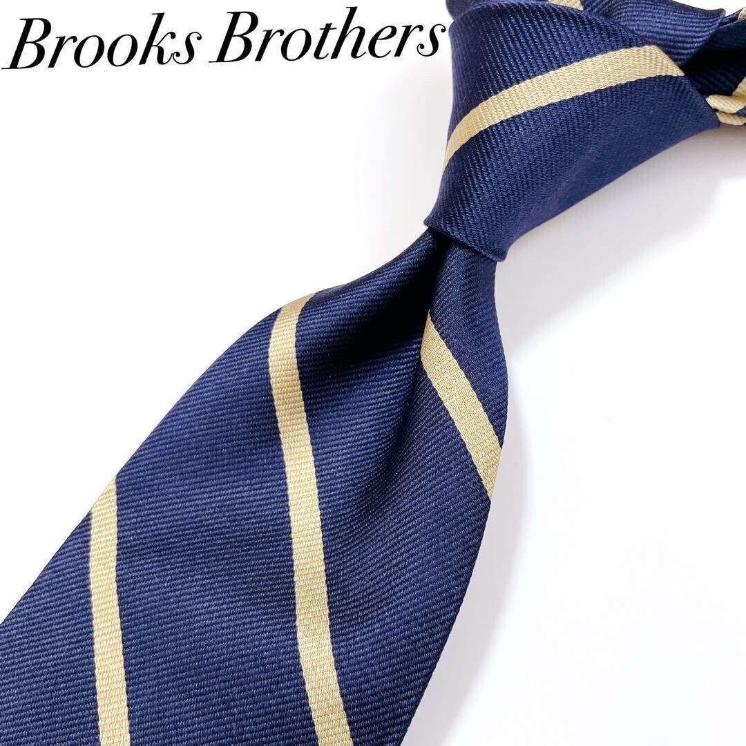 Brooks Brothers ネクタイ レジメンタル ストライプ柄