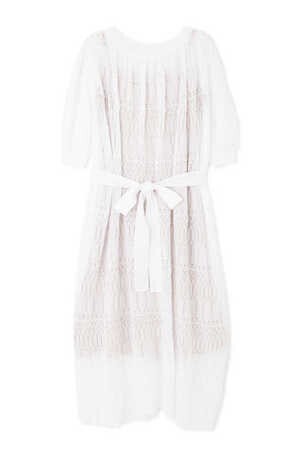 JILLSTUART ルビー総透かし柄ニットワンピース