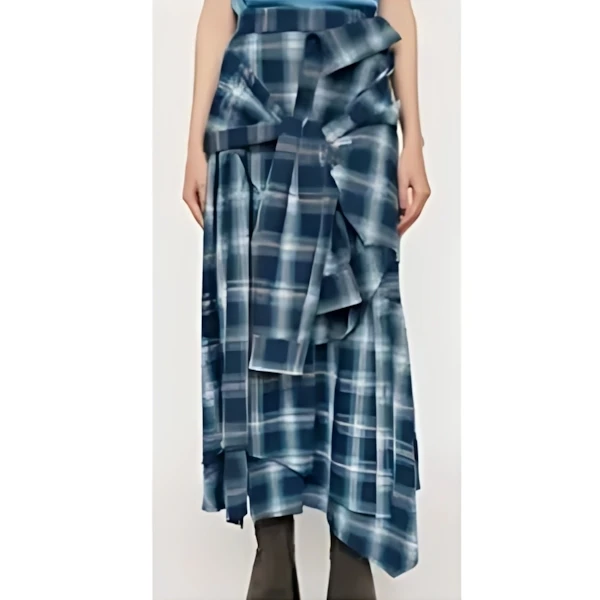 SLY DAMAGE FLANNEL 2WAY スカート