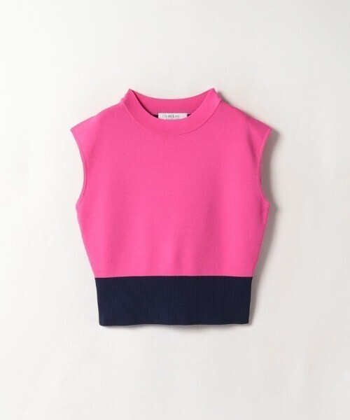 LOULOU WILLOUGHBY バイカラーMOCK NECK プルオーバー