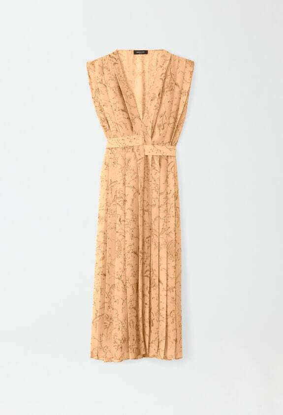 Fabiana Filippi PRINTED GEORGETTE DRESS