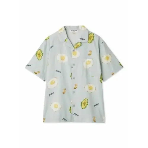 Gelato pique サニーサイドエッグ総柄シャツ
