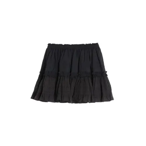 CALNAMUR コットンギャザーボリュームスカート