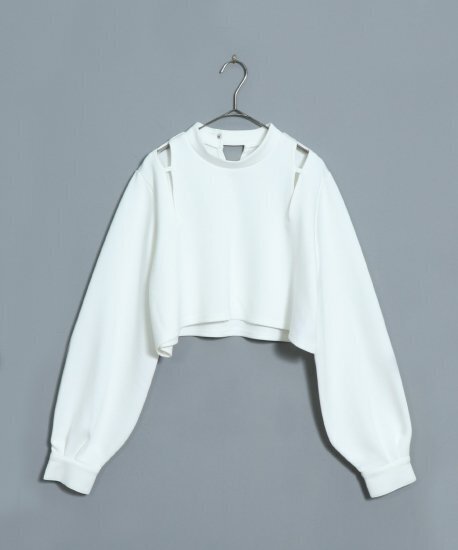 &g’aime Short slit tops