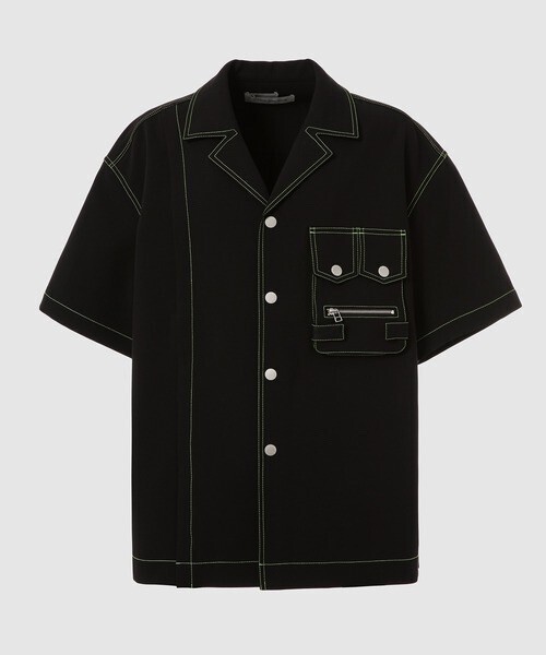 Feng Chen Wang 3D POCKET HAWAIIAN SHIRT