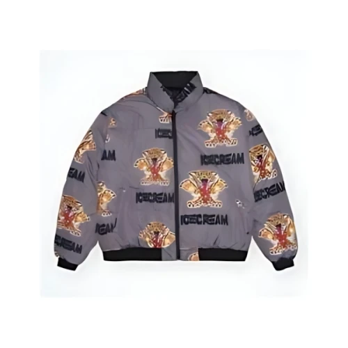 ICECREAM REVERSIBLE DOWN JACKET "BLACK"
