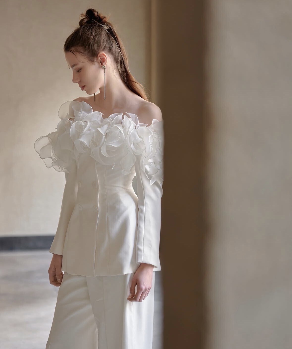 Dress Benedetta offsholder jacket