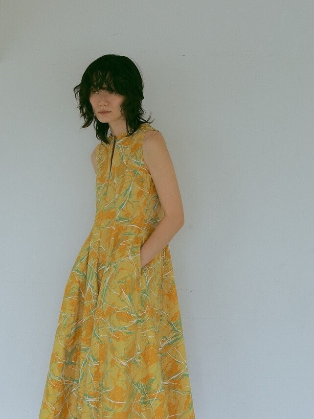 CASA FLINE ストラタムプリントドレス