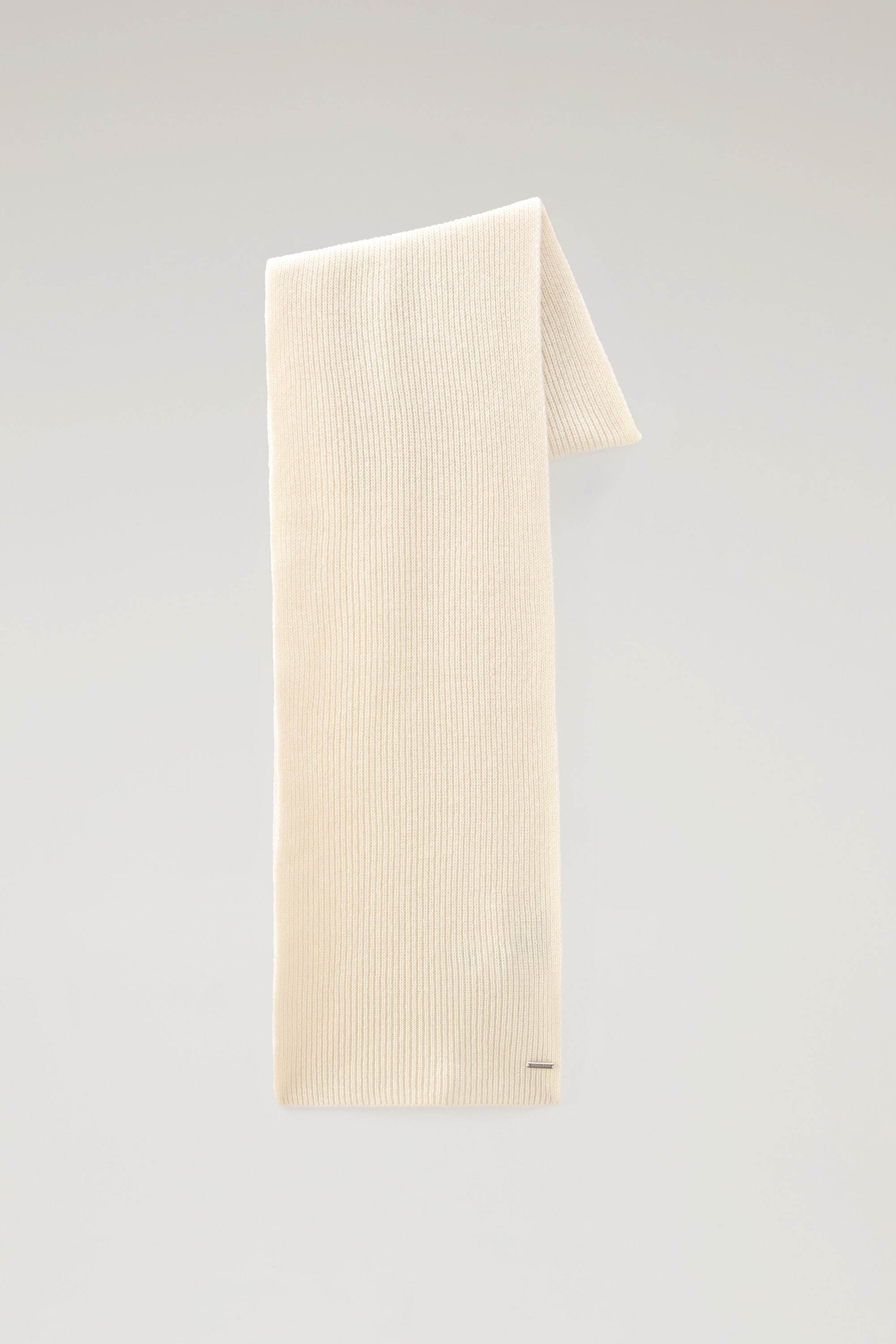 WOOLRICH CASHMERE RIBBED SCARF