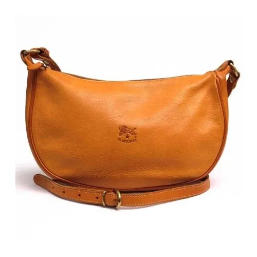 IL BISONTE ショルダーバッグ 5412300411 Crescent Moon Style Leather Shoulder Bag