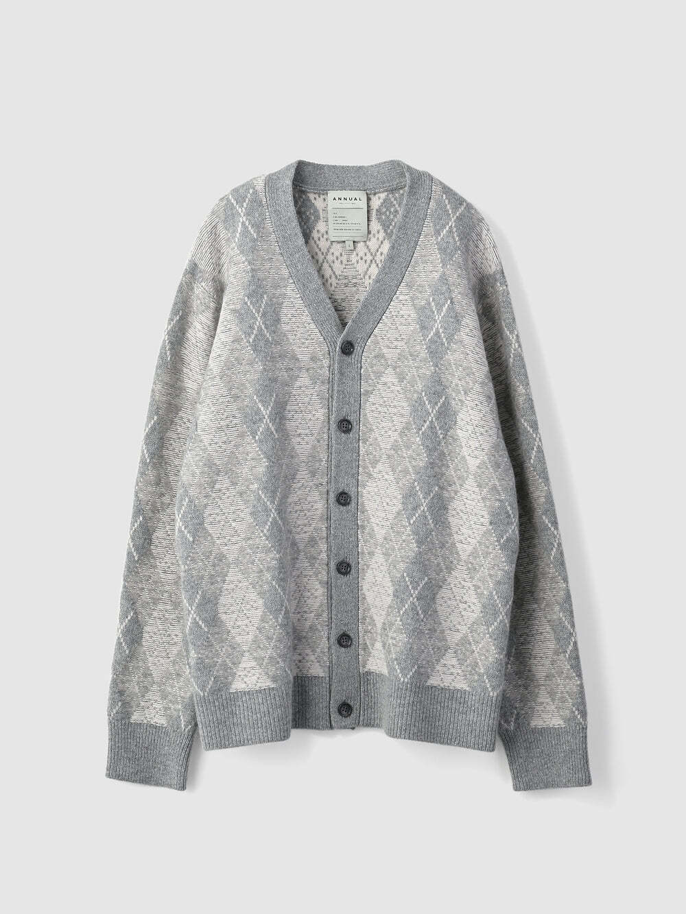 ANNUAL Argyle cardigan