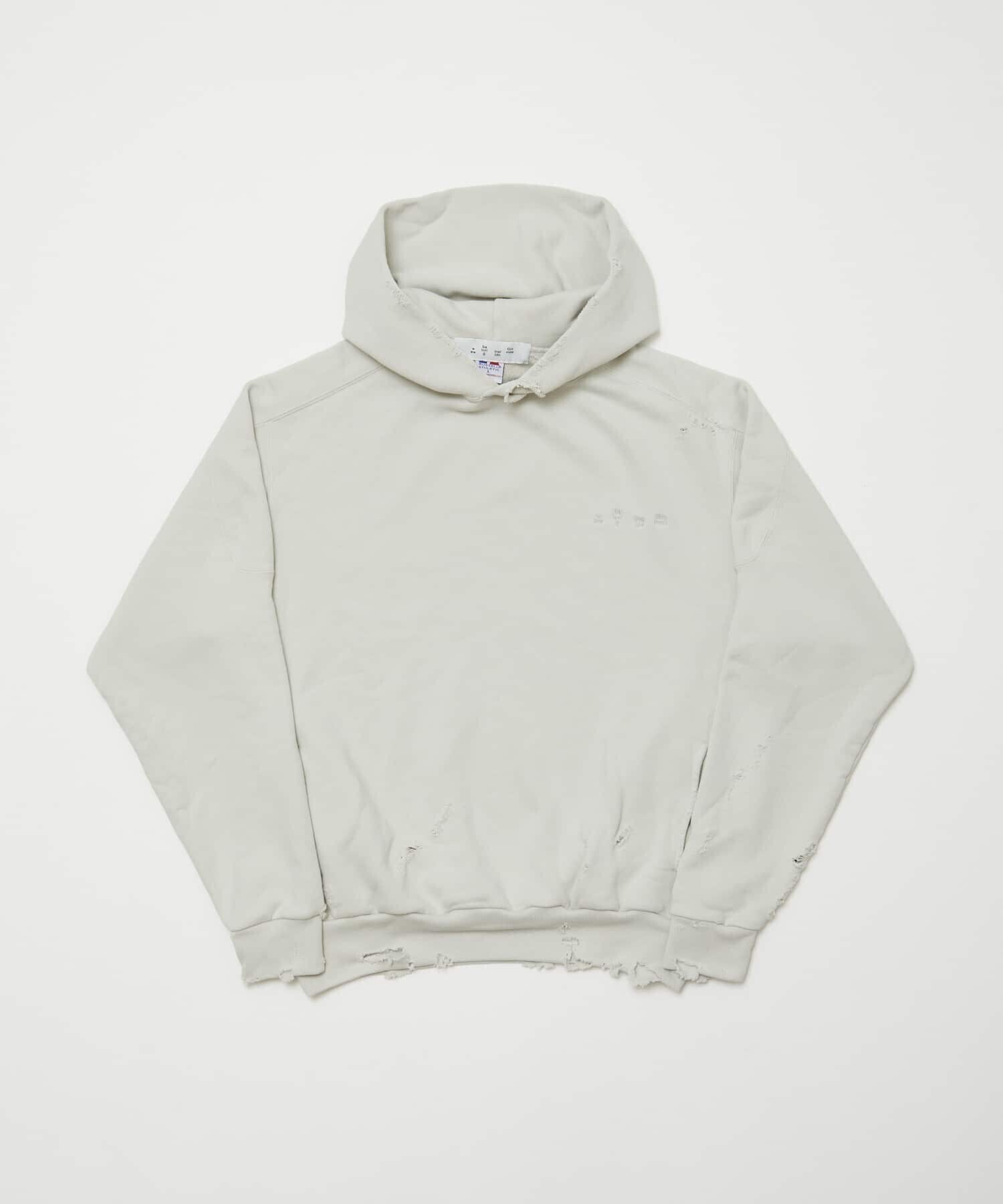 BAL RUSSELL ATHLETIC HIGH COTTON DISTRESSED HOODIE