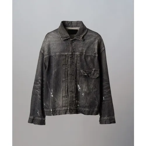 MAISON SPECIAL Prime-Over Trucker Denim Jacket