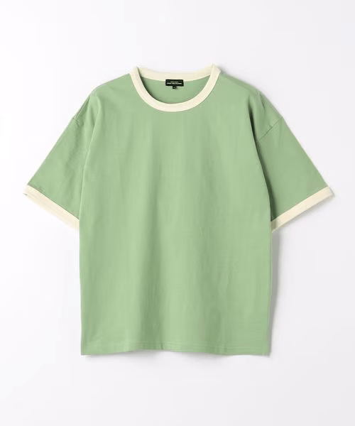 green label relaxing TJ 天竺 リンガー Tシャツ