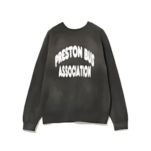 BEAMS fade print crew neck sweatshirt