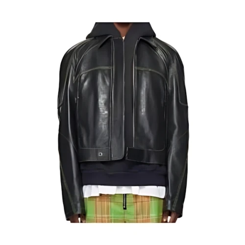 Acne Studios レザージャケット アンスラサイトグレー