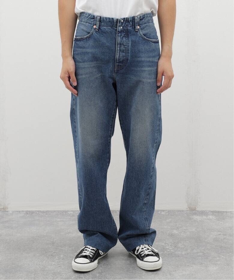 TANAKA STRAIGHT JEAN TROUSERS/VINTAGE BL