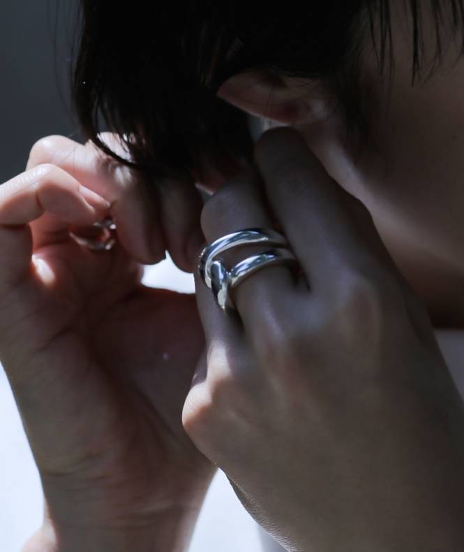 blanciris Volute collection Sterling Silver Ring