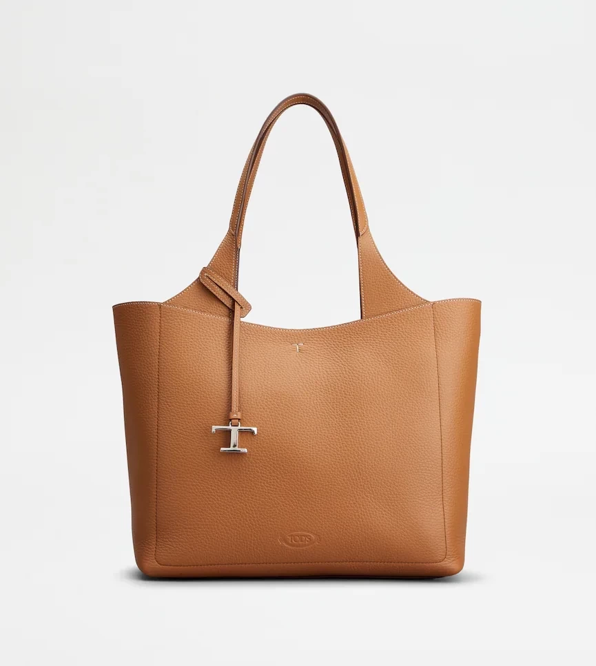 TOD'S レザー ショッピング バッグ ミディアム