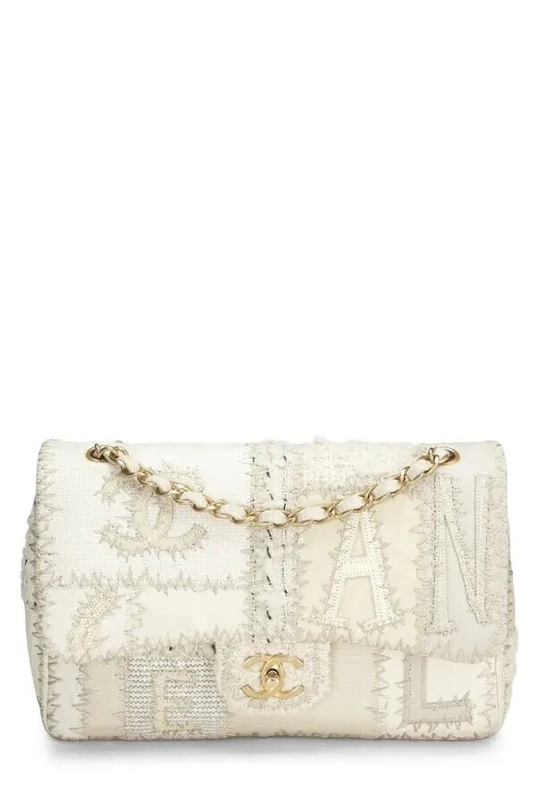 CHANEL Patchwork Half Flap Jumbo Bag