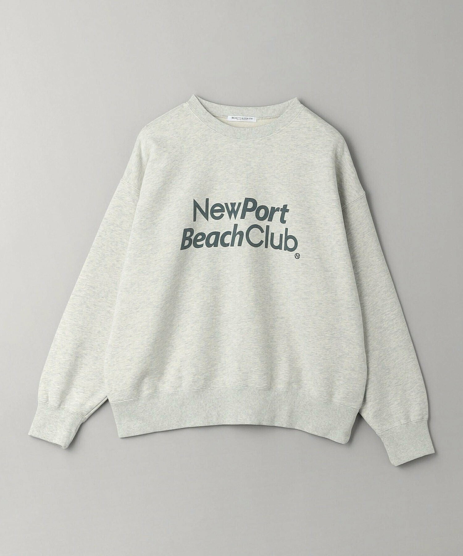 BEAUTY&YOUTH UNITED ARROWS コットン裏毛 ロゴ スウェット プルオーバー
