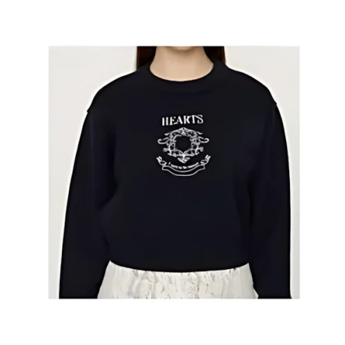 SLY MOTIF LOGO KNIT TOPS モチーフ ロゴ ニット トップス