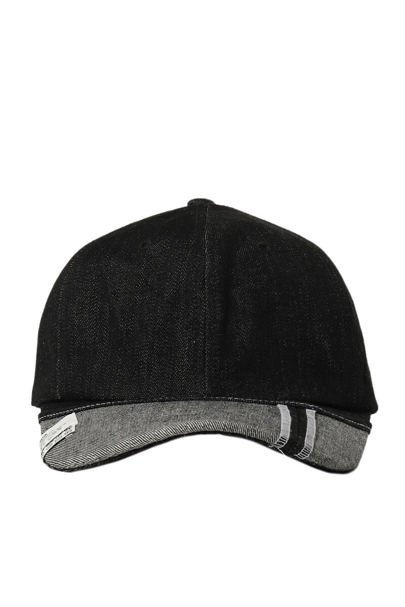 ADERERROR LAYERED VISOR DENIM CAP