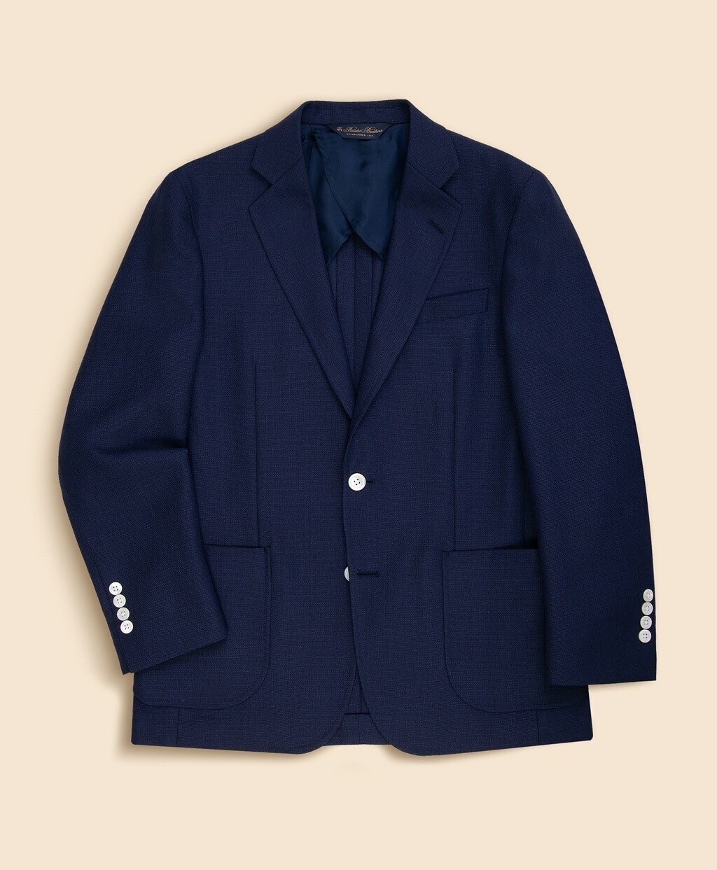 Brooks Brothers ウール/モヘア ホップサック 2釦アンコンジャケット Classic