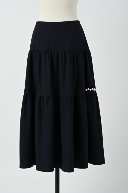 hue DAY TO EVENING TIERED SKIRT(TRICOT)
