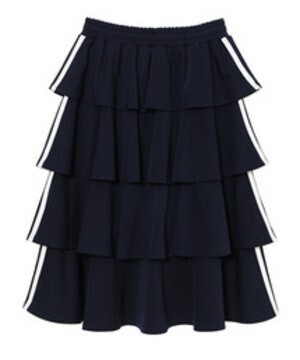 Candy Stripper JERSEY LAYERED スカート