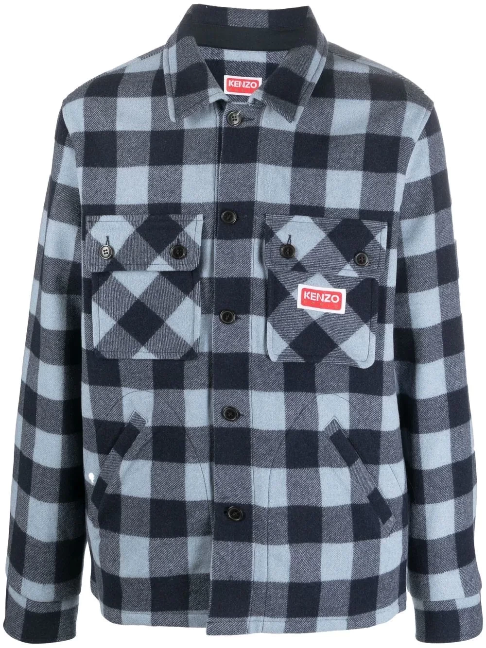 KENZO チェック オーバーシャツ