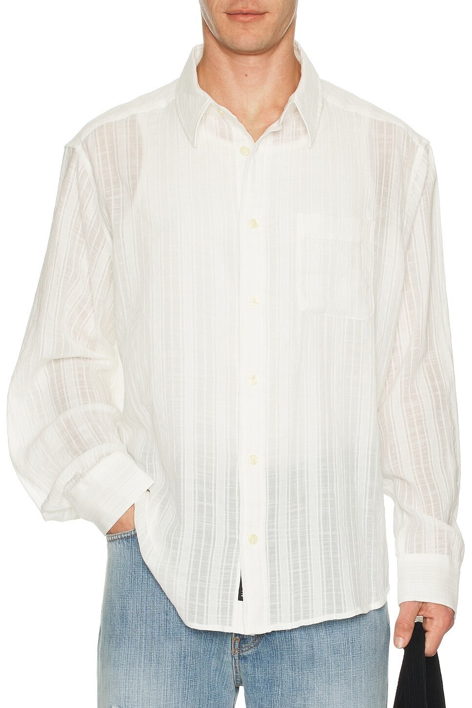 ALLSAINTS KARMI LONG SLEEVE SHIRT